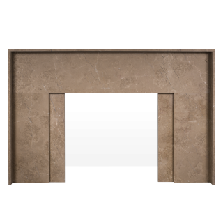 Maison & Maison, modern fireplaces designers, allows you to create your own custom-made fireplace mantel based on the Capsule37  model.
Capsule37 a custom-made modern, inspired by Art Deco style ,fireplace mantel made out of marble. 