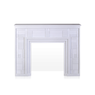 Maison & Maison, modern fireplaces designers, allows you to create your own custom-made fireplace mantel based on the Composition 1F model. Modern marble fireplace.