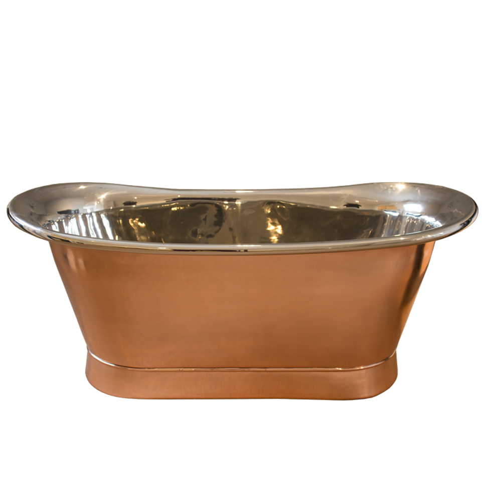 Maison & Maison, French designers and craftsmen, presents its Coba collection of copper bathtub with inside chrome inspired by the classical french style
