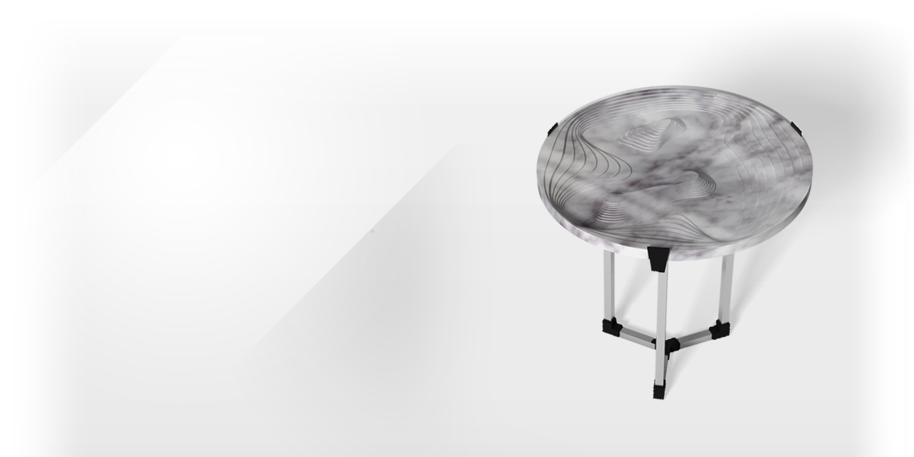Maison & Maison, marble designers and craftsmen, presents its made-to-measure collection of coffee tables and side tables combining marble with 3D printing with 